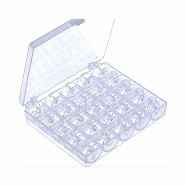 Knaak Universele Naaimachine Spoelen Set - 25 Stuks - Transparant thumbnail