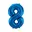 Blauw, Blauw Cijfer 8