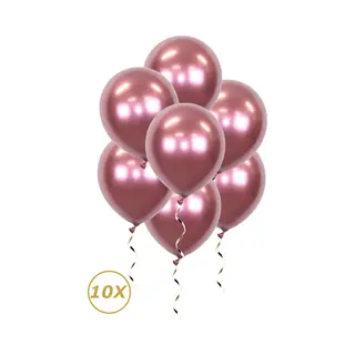 Q2P Rode Helium Ballonnen 2024 Nye Verjaardag Versiering Feest Versiering Ballon Chrome Rood Luxe Decoratie - 10 Stuks