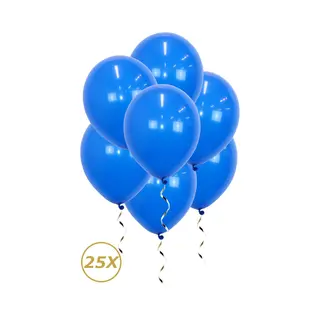 Q2P Blauwe Helium Ballonnen Gender Reveal Versiering Feest Versiering Ballon Geboorte Blauw Decoratie - 25 Stuks