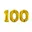 Goud, Goud Cijfer 100