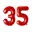 Rood, Rood Cijfer 35