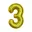 Glitter 3, Goud