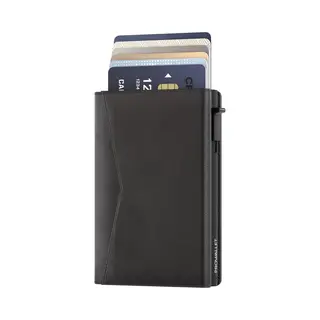 ProWallet Kartenetui Mit Magnetischer Verschluss Classic - Slim Wallet 9 Karten - Münzfach Und Scheinfach - Rfid Schutz - Portemonnaie -