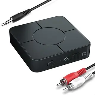 Exclusive By Tw KN326 - Bluetooth 5.0 Zender&Ontvanger - 3.5MM Aux / Rca - Compact