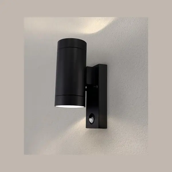 Ledvion Led Wandleuchte Nova Mit Sensor - Schwarz - GU10 - Beidseitig thumbnail