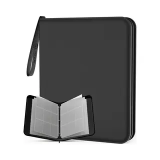 Napi Verzamelmap Voor 900 Kaarten - Binder Map Voor Kaarten - 9 Pocket - Kunstleer - Premium Card Binder Met Ritssluiting - 50 Pagina's - A4 Formaat -
