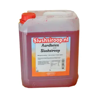 Slushsiroop Aardbeien - Tank Met 5 Liter - Vorselaars - MilaNNE