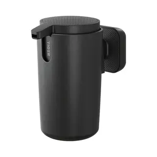Tiger Carv - Zeepdispenser Wandmontage 175 Ml - Zonder Boren - Boren Of Lijmen - Zwart