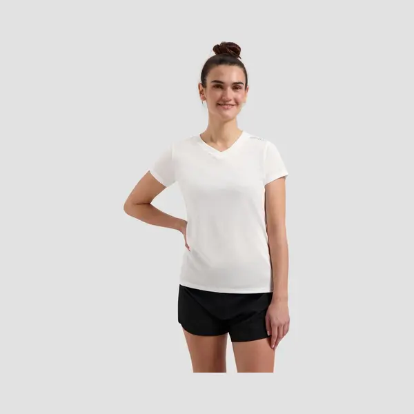 Rogelli Sportshirt Dames Korte Mouwen - Hardloopshirt - Wit - Xl thumbnail