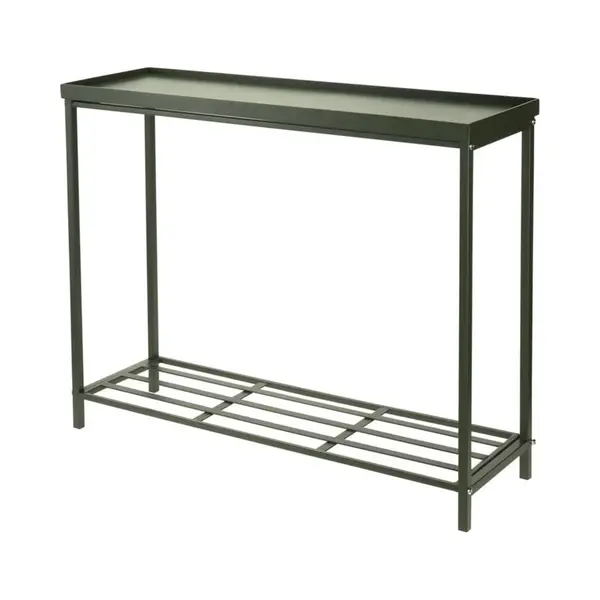 Pro Garden Plantenrek/plantentafel - Groen - Metaal - 75 X 23 X 60 Cm - Binnen En Buiten - Hoge Tafel thumbnail
