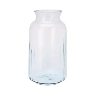 Excellent Houseware Bloemenvaas - Glas - Transparant - Bloemen En Siertakken Vaas - 19 X 30 Cm - Boeketten