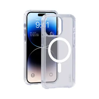 SoSkild IPhone 15 Pro Hoesje MagSafe - Defend Heavy Impact Case - Doorzichtig Magnetisch Magsafe Hoesje - Transparant