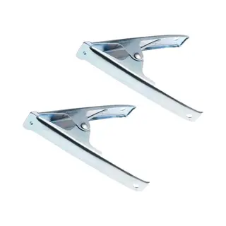 Benson Zeilklem - Set Van 6x Stuks - 15 Cm - Zeilclip - Metaal - 15 Cm - Klemmen/clips Voor Dekzeilen