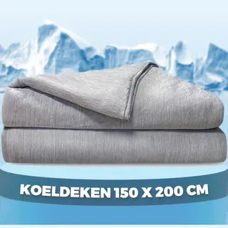 Pasper Koeldeken, 150 X 200 Cm, Zelfkoelende Zomerdeken Voor Mensen, Koude Zomerdeken, Verlaagt De Temperatuur Met 2-5 °C