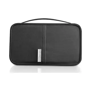 Yono Reisportemonnee - Paspoort Tasje - Travel Wallet - Mapje - Etui - Hoesje - Zwart