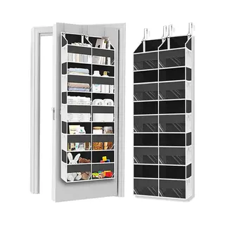 Yono Kast Organizer Xl - Hangende Opberger Voor Deur - Opbergzak - 10 Vakken - Zwart
