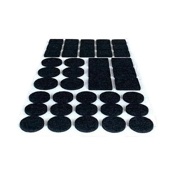 Fsw-Products - Premium Zelfklevende Viltjes - 42 Stuks - Meubelvilt - Vloerbeschermers - Antikras Vilt - Stoelviltjes - Plakvilt Voor Ronde En thumbnail