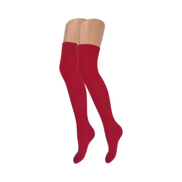 Overknee Kousen - Sqotton - Rood thumbnail