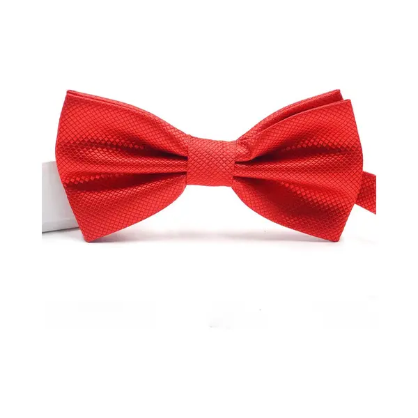 Sorprese Vlinderdas - Kleine Ruit - Rood - Strik - Vlinderstrik thumbnail