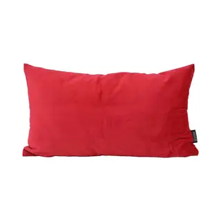 Gek op Kussens! Velvet Rood Long Kussenhoes | Fluweel - Polyester | 30 X 50 Cm
