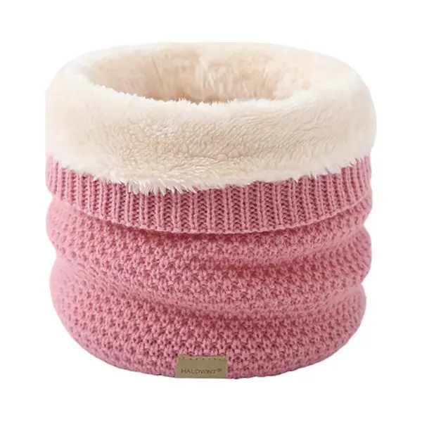 Colsjaal / Nekwarmer Roze | Gebreid - Teddy Voering | Fashion Favorite thumbnail