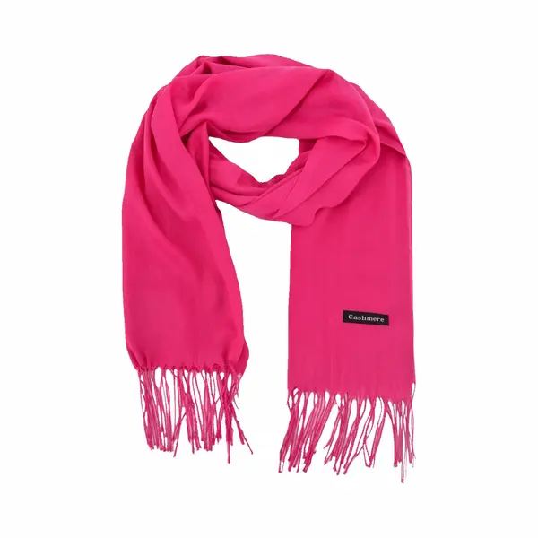 Pashmina Sjaal - Roze | Polyester | 180 X 70 Cm | Fashion Favorite thumbnail
