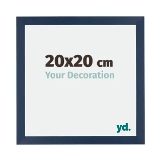 Your Decoration Fotokader 20x20 Cm - Donkerblauw Geveegd - Mdf - Mura