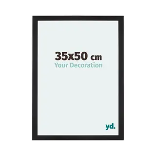 Your Decoration Fotokader 35x50 Cm - Zwart Houtnerf - Mdf - Mura