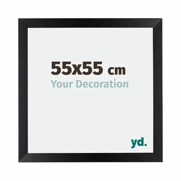 Yd. Your Decoration - Bilderrahmen 55x55 Cm - Schwarz Matt - Billderrahmen Aus Mdf Mit Acrylglas - Antireflex - 55x55 Rahmen - Mura thumbnail