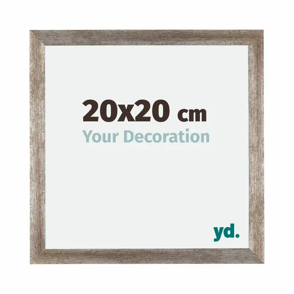 Yd. Your Decoration - Bilderrahmen 20x20 Cm - Metall Vintage - Billderrahmen Aus Mdf Mit Acrylglas - Antireflex - 20x20 Rahmen - Mura thumbnail