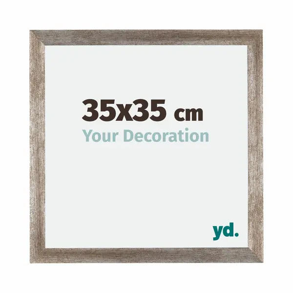 Yd. Your Decoration - Bilderrahmen 35x35 Cm - Metall Vintage - Billderrahmen Aus Mdf Mit Acrylglas - Antireflex - 35x35 Rahmen - Mura thumbnail