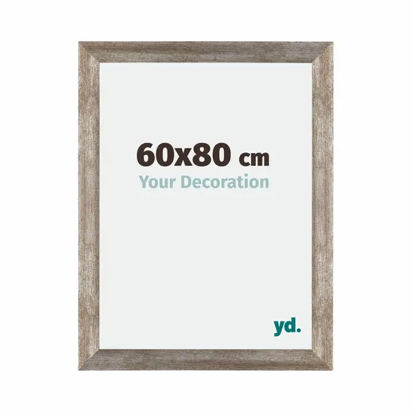 yd. Your Decoration Fotolijst 60 X 80 Cm, Mdf Fotokader Met Acrylglas, Ontspiegeld Glas, Uitstekende Kwaliteit, Metalen Vintage, Muur thumbnail