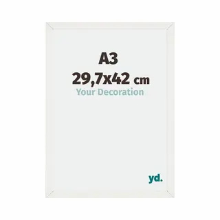 Your Decoration Fotokader A3 - 29, 7x42 Cm - Wit Geveegd - Mdf - Mura