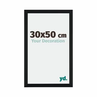 Your Decoration Fotokader 30x50 Cm - Zwart Mat - Mdf - Catania