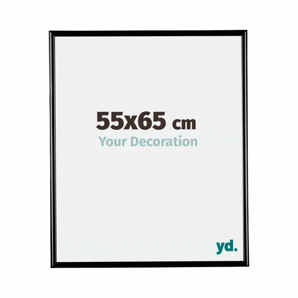 Your Decoration Fotokader 55x65 Cm - Zwart Hoogglans - Kunststof - Bordeaux thumbnail
