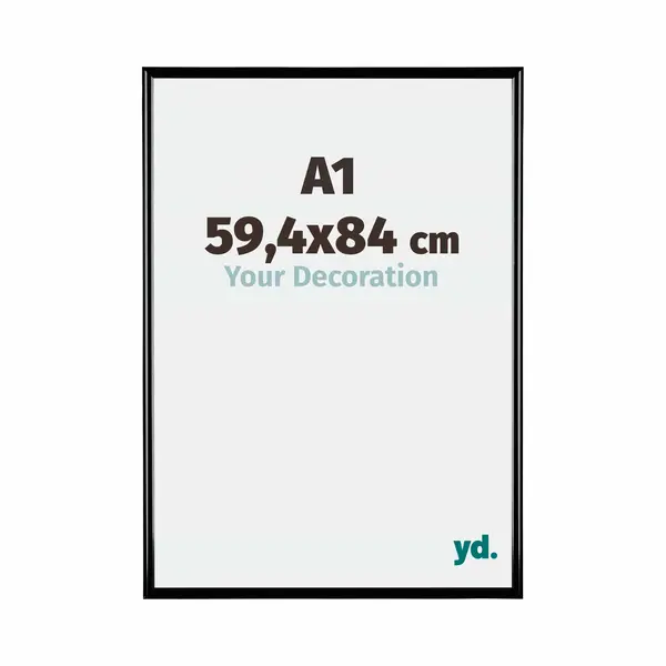 Your Decoration Fotokader A1 - 59, 4x84 Cm - Zwart Hoogglans - Kunststof - Bordeaux thumbnail