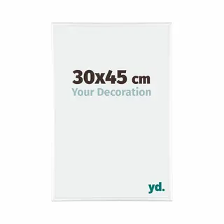 Your Decoration Fotokader 30x45 Cm - Wit Hoogglans - Aluminium - Kent