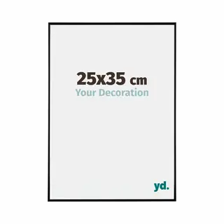 Your Decoration Fotokader 25x35 Cm - Zwart Hoogglans - Kunststof - Evry