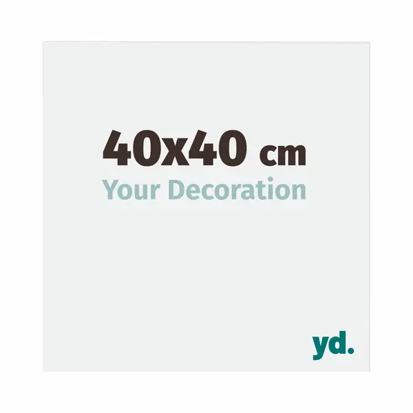 yd. Your Decoration - Bilderrahmen 40x40 Cm - Weiß Hochglanz - Bilderrahmen Aus Kunststoff Mit Acrylglas - Antireflex - 40x40 Rahmen - Evry thumbnail