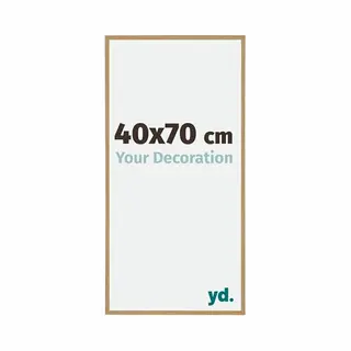 yd. Your Decoration Fotokader 40 X 70 Cm - Beuken Licht - Kunststof Fotokader Met Acrylglas - Antireflex - Kader 40 X 70 Cm - Evry