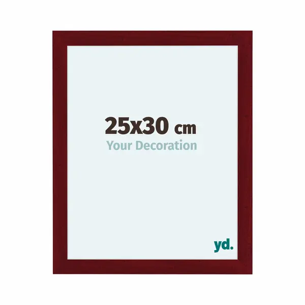 Your Decoration Fotokader 25x30 Cm - Wijnrood Geveegd - Mdf - Como thumbnail