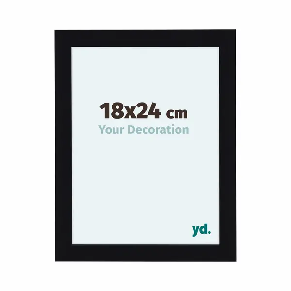 Your Decoration Fotokader 18x24 Cm - Zwart Hoogglans - Mdf - Como thumbnail
