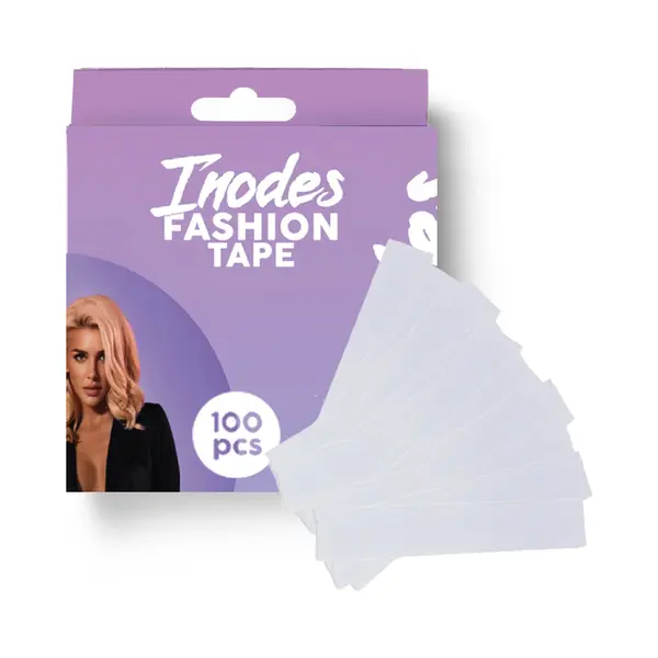 Inodes Fashion Tape 100 Stuks - Kleding Tape Dubbelzijdig - Groot & Klein Formaat Dress Tape - Mode Bh Tape - Bh Accessoires - Jurk Tape thumbnail