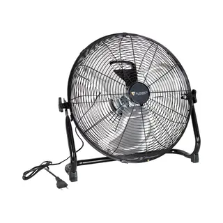 Eleganca Vloerventilator Xl - 45 Cm - 4 Standen - 110W - Super Krachtige Ventilator - Extra Sterke Luchtkoeler - Ventilator Staand - Box Ventilator