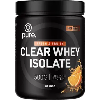 Pure. Clear Whey Isolate - Eiwit Limonade - Clear Whey Protein - Verfrissende Eiwit Poeder - Orange - 20 Servings - 500g