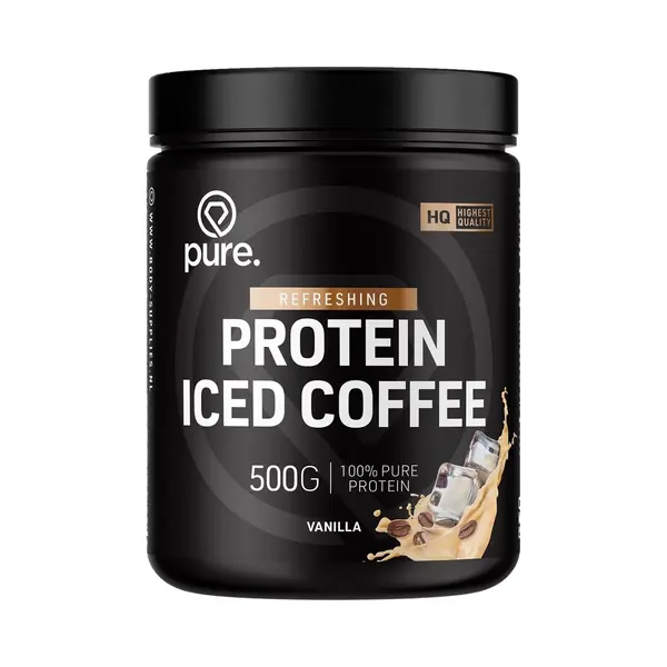Pure. Protein Iced Coffee - 500 Gram - 22g Whey Proteine - 80mg Cafeïne - Koffie thumbnail