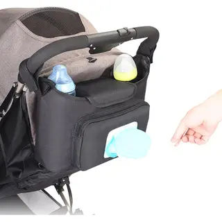 Achilles Kinderwagen Organizer | Buggy Tas Organizer - Wandelwagen Organizer - Luiertas