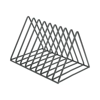 LOFT42 Paper Tijdschriftenrek Staand - Metaal - Mat Zwart - 26x18x19