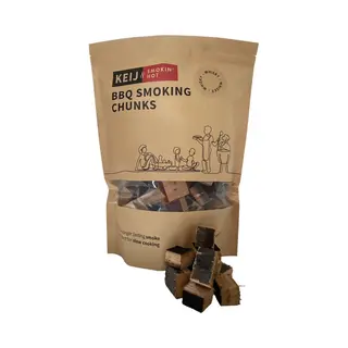 Keij Smokin' Hot Rookhout Chunks Whisky Oak - Rook Chunks - 1500 Gram